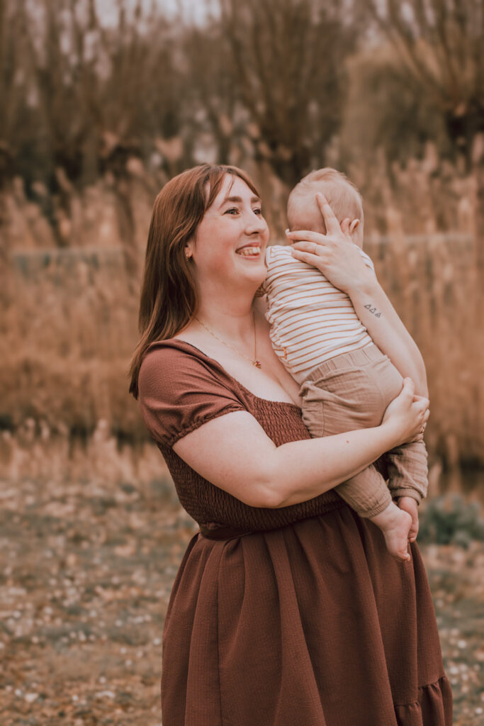 Mama en baby